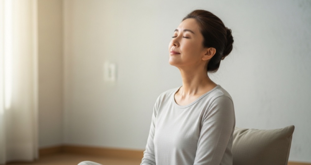 갱년기 스트레스를 줄이기 위해 휴식