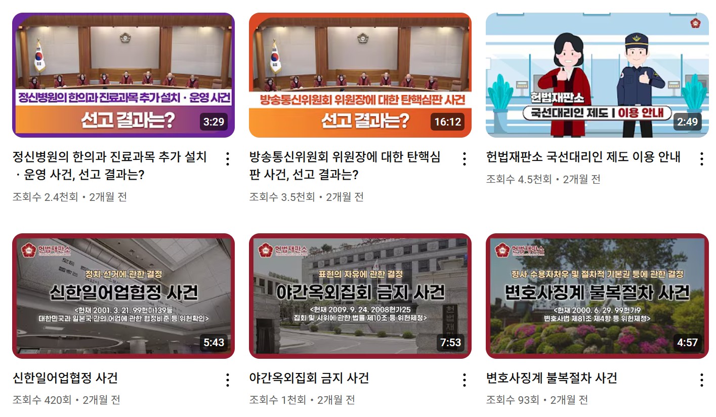 헌법재판소의 역할