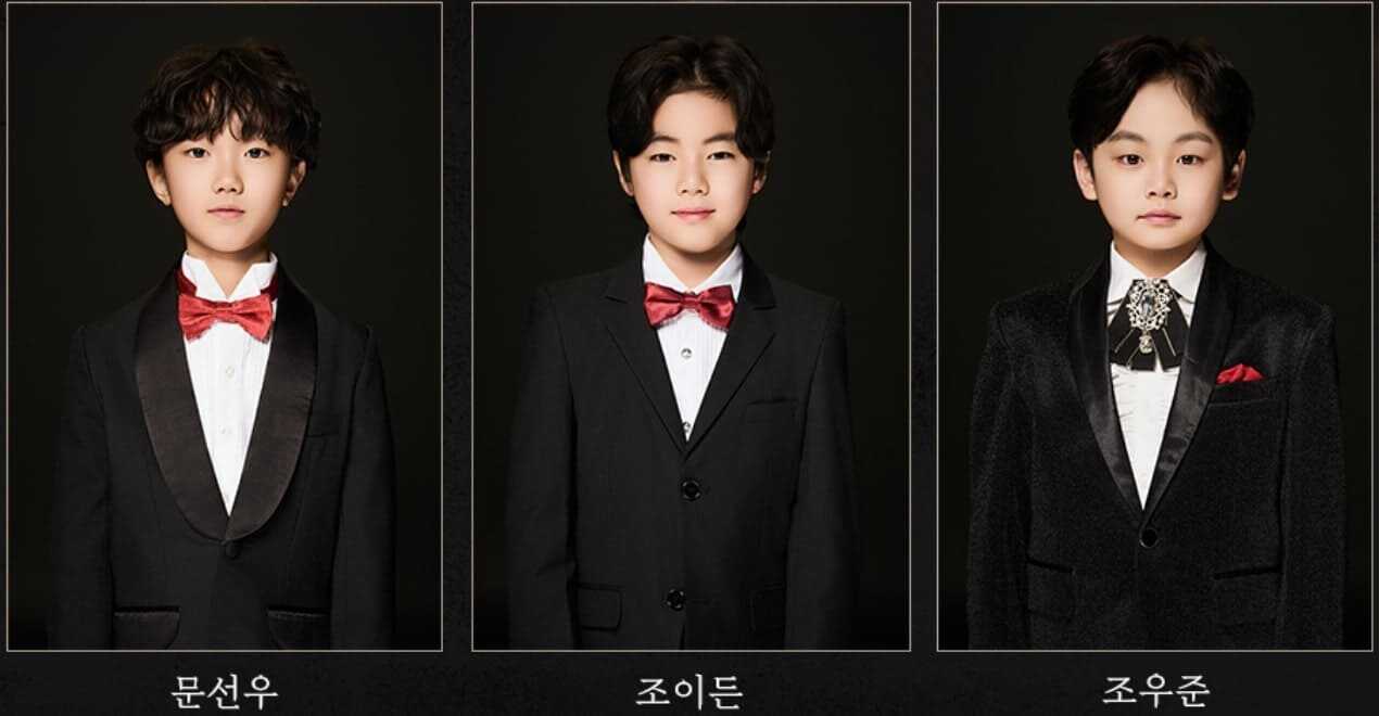 2025 뮤지컬 팬텀 10주년 기념 공연 어린 에릭 역 문선우, 조이든, 조우준