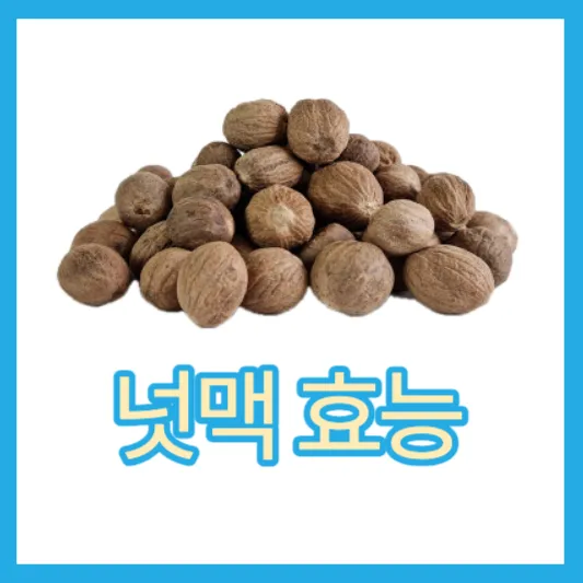 육두구 넛맥 효능 섭취방법 칼로리 가격 너트맥