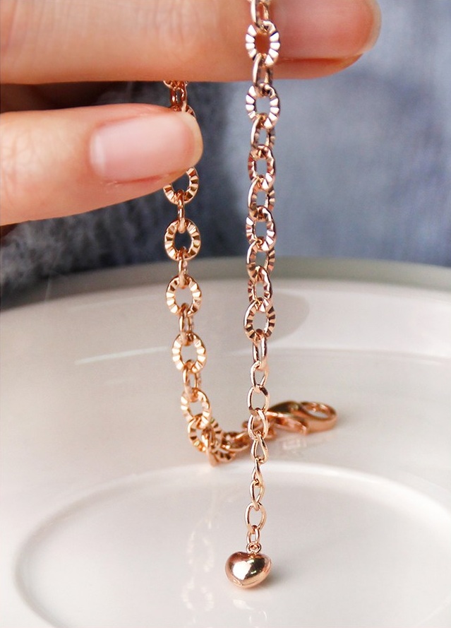 14K 18K 금팔찌 추천! 주리에떼 아우라 볼드 체인 팔찌로 데일리룩에 고급스러움 더하기