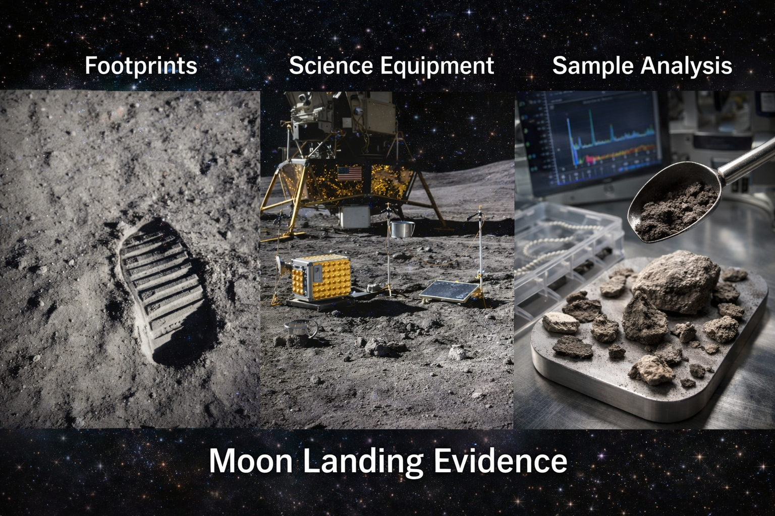 달 착륙의 증거