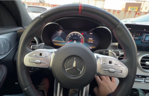 벤츠 핸들 엠블럼