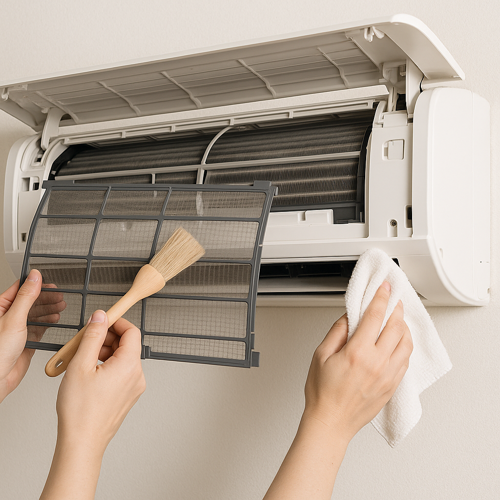 에어컨 필터 청소방법