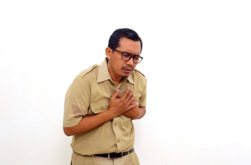 급성 호흡기관과 관련된 사진