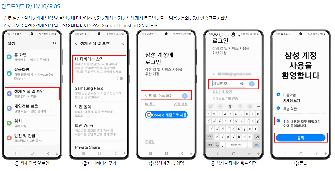 휴대폰 분실 스마트폰찾기 스마트폰찾는법 위치추적 하는법 내 핸드폰 찾는법