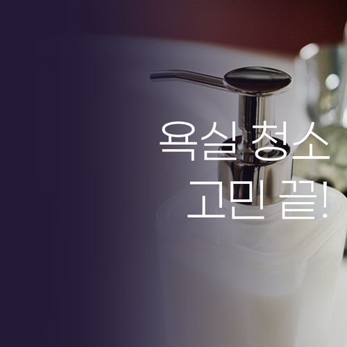 욕실 청소 이제 고민 끝 변기솔부터 ..