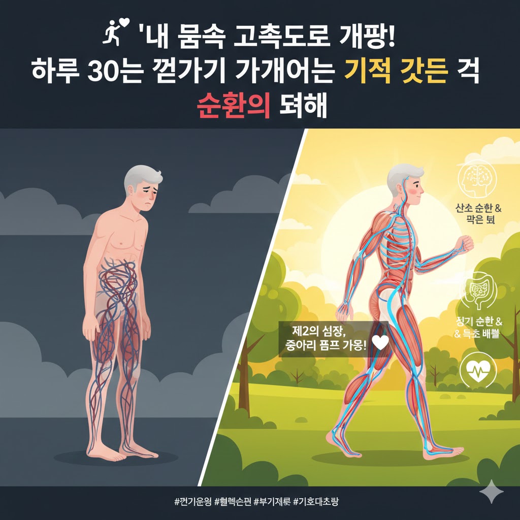 걷기만 바꿔도 몸이 달라진다 걷기 습관이 몸 순환에 주는 변화 6가지 기준