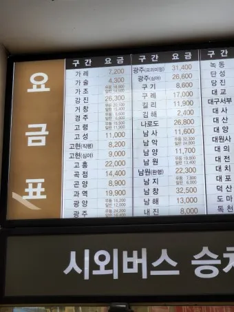 부산 서부시외버스터미널 시간표 예약 예매_25