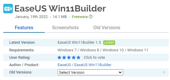 EaseUS-Win11Builder