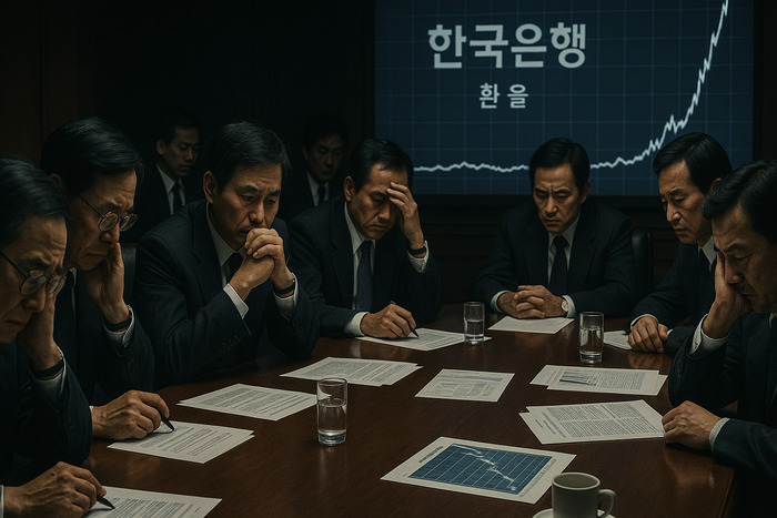 외환위기 당시 한국은행 비상대책회의