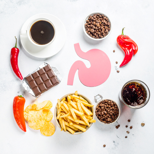 기름진 음식은 위에서 머무는 시간이 길고 소화가 어려워