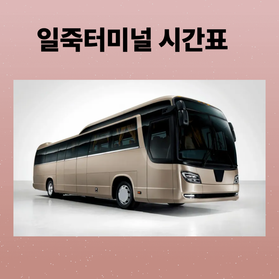 일죽버스터미널 시간표 및 예매, 주차장 정보와 주변 맛집 안내