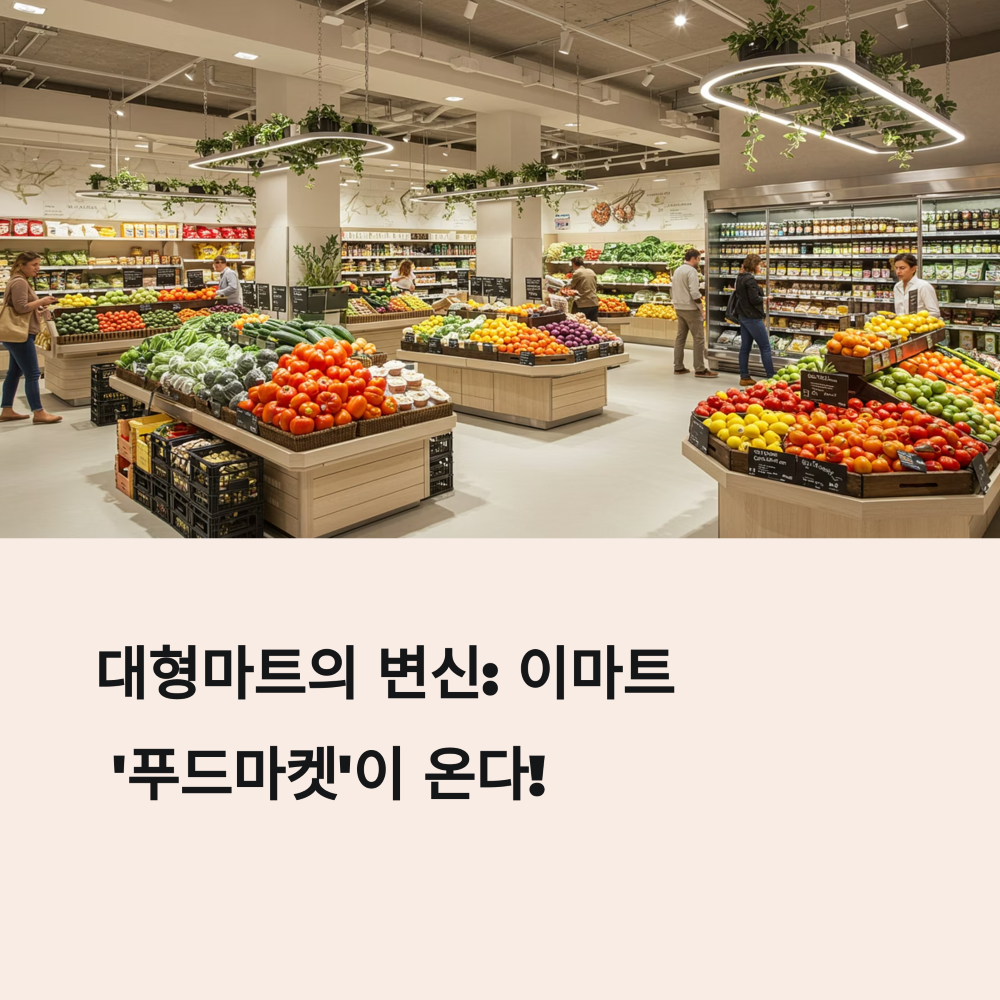푸드마켓의 모습