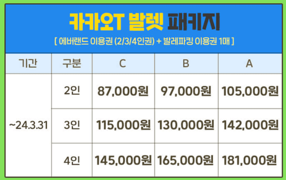 에버랜드 자유이용권 할인 방법