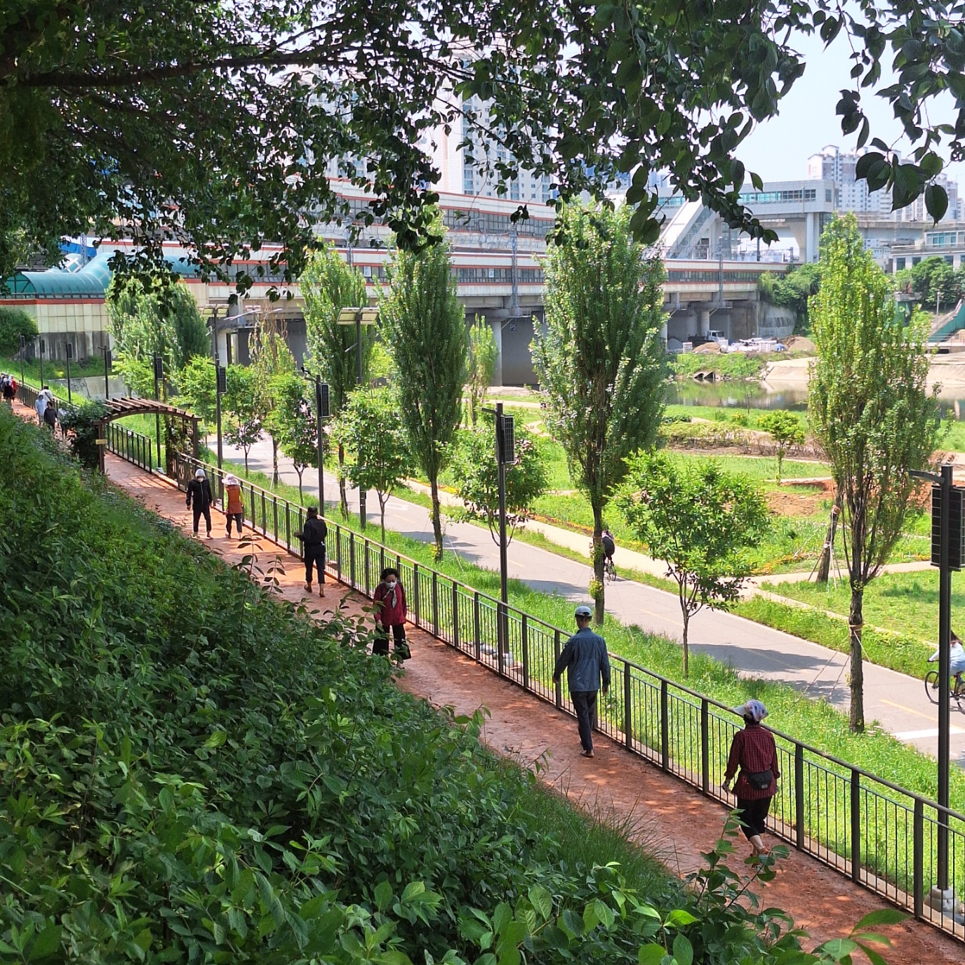 서울둘레길 14코스 맨발황톳길