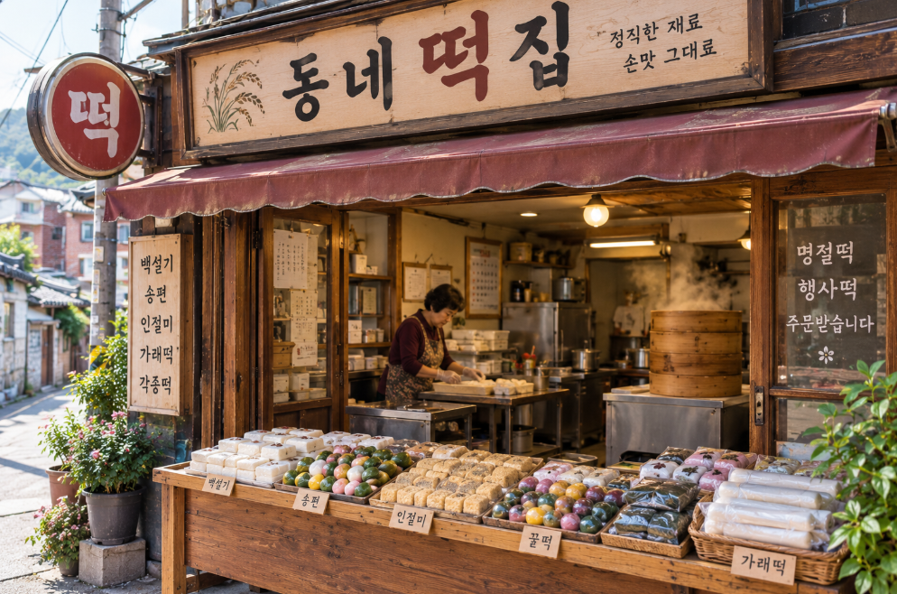 동네 떡집은 가족 행사에서 어떤 역할을 했을까?