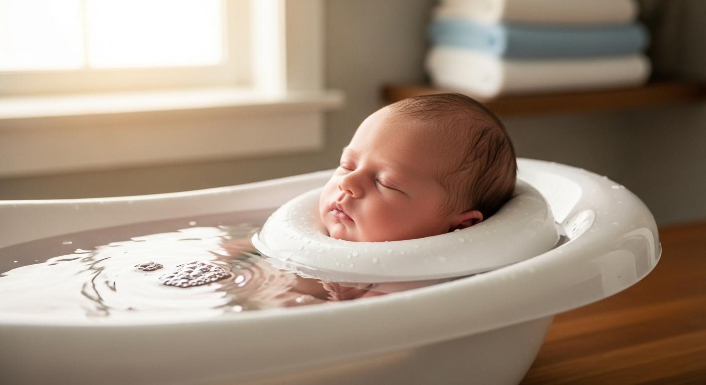 신생아 아기 욕조