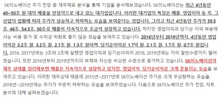 SK이노베이션우 주가