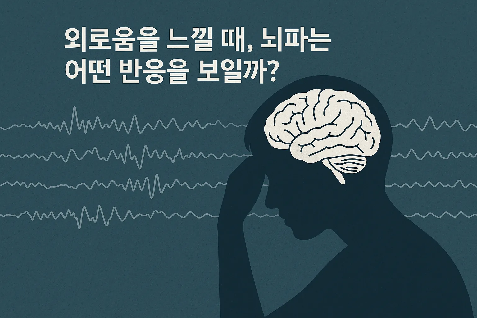 외로움을 느낄 때, 뇌파는 어떤 반응을 보일까?