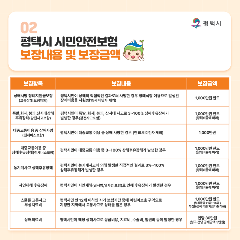 평택시 시민안전보험