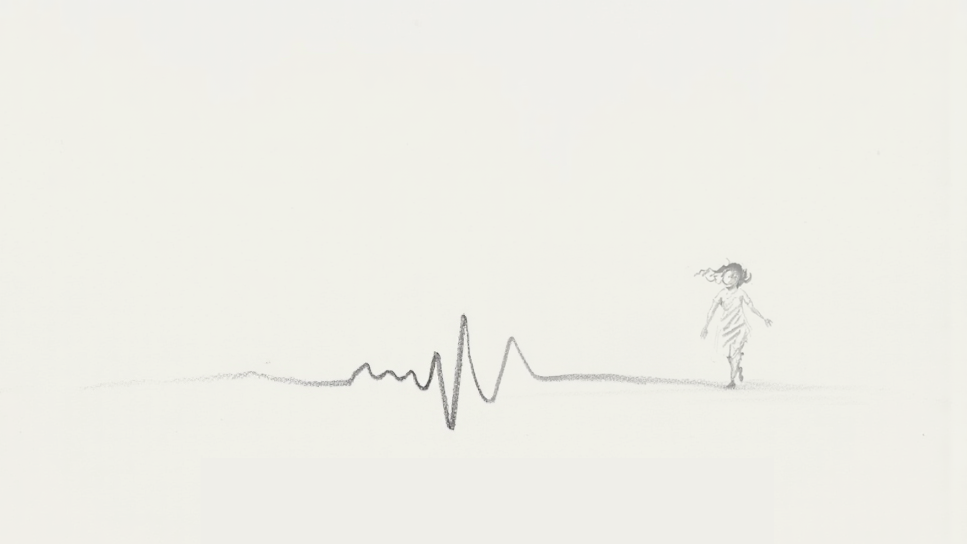 심박수, 심박수 위의 소녀, 걷는 소녀