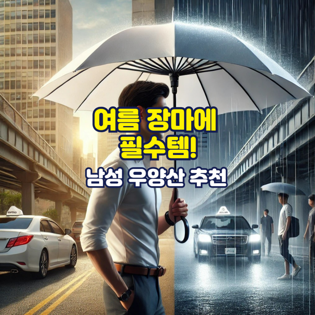 여름 장마에 필수템! 남성 우양산 추천