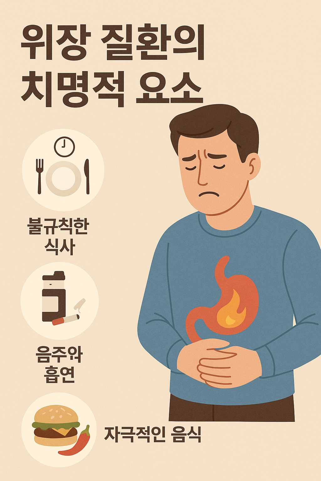 당신의 위장을 공격하는 치명적인 적들