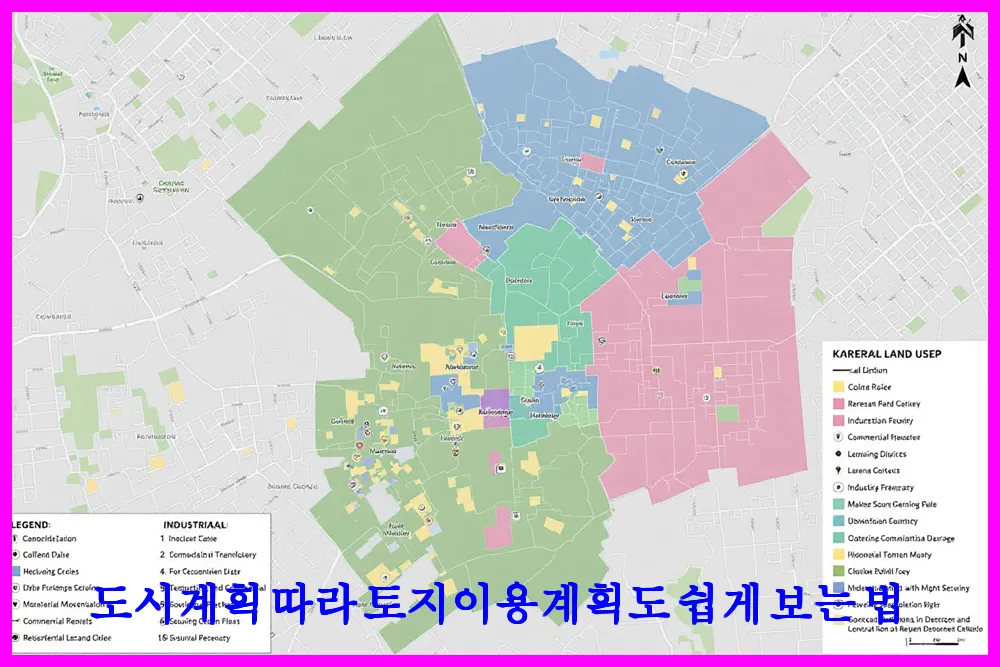 도시계획 따라 토지이용계획도 쉽게 보는 법