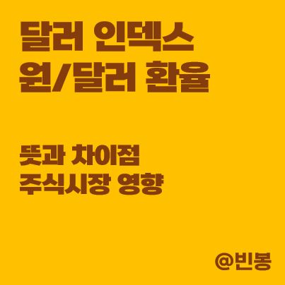 달러인덱스-환율-뜻-차이점-주식시장-영향-썸네일