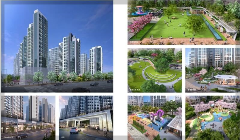 안양 평촌 센텀퍼스트(안양 덕현지구 재개발) 단지 조성도2