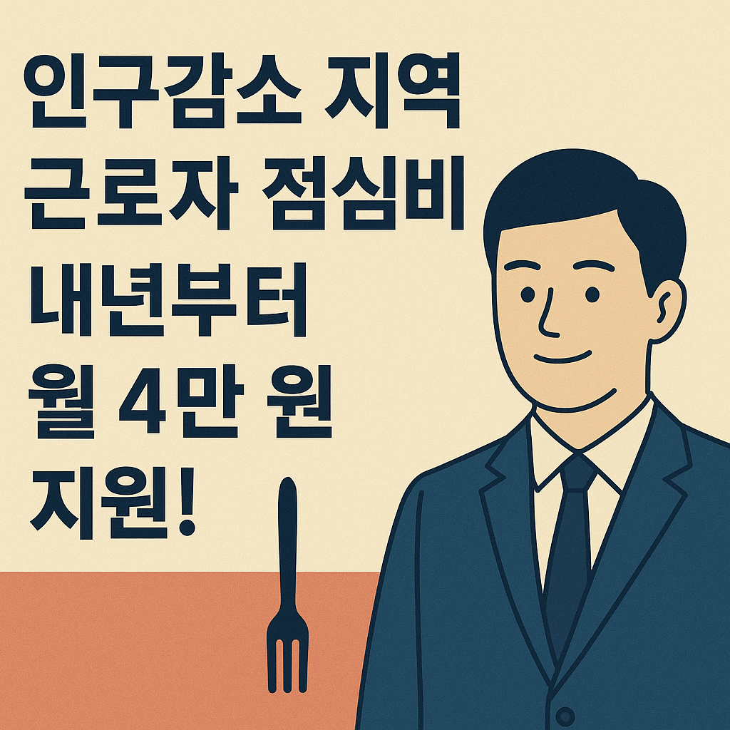 인구감소 식비 지원