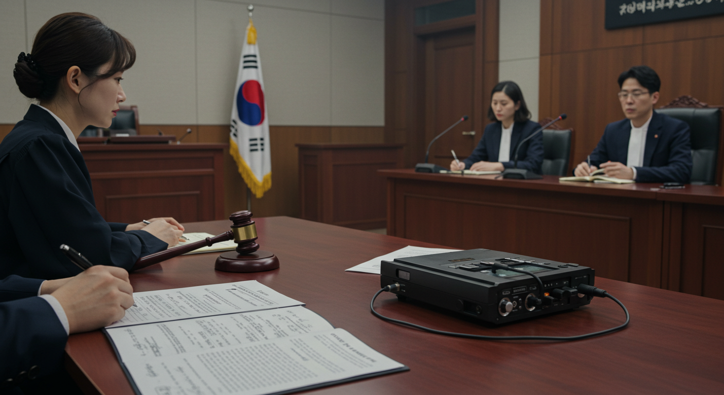 재심청구, 속기록