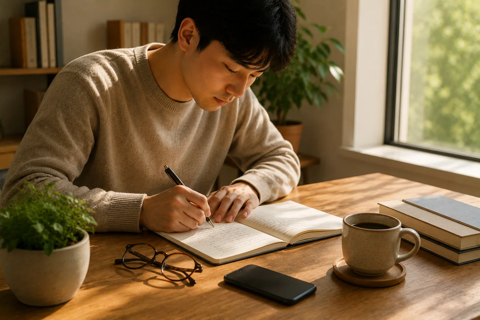 디지털 디톡스 손글씨가 집중력에 미치는 효과