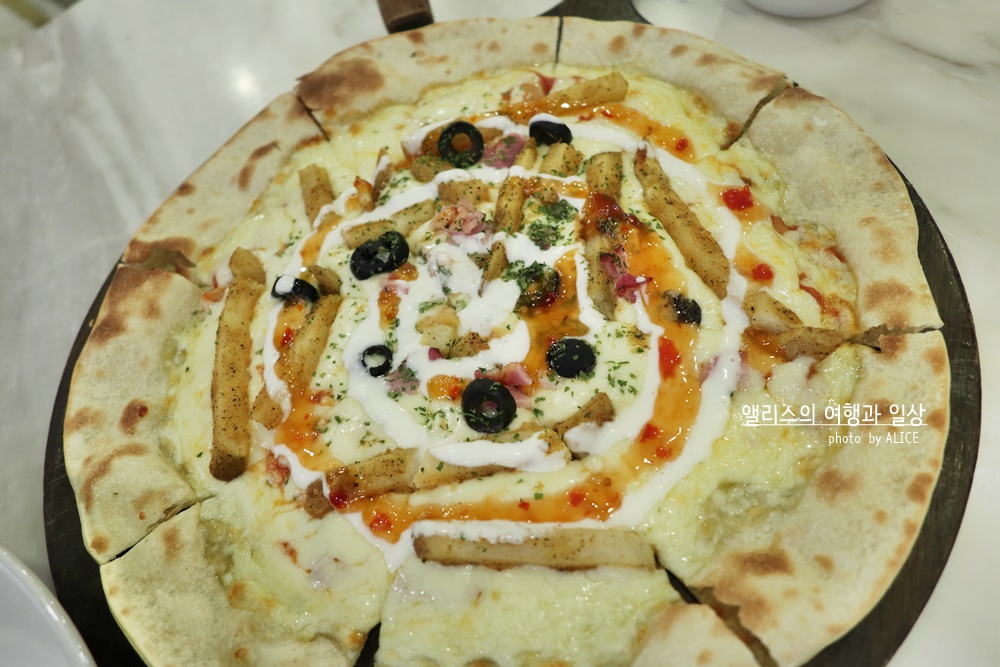 해운대 맛집 디에이블 달맞이점 포테이토 피자