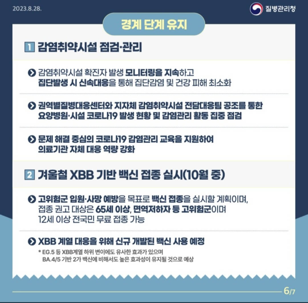 코로나19 4급 감염병 전환 2단계 조치