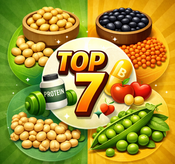 단백질 많은 콩 순위 TOP 7 : 다이어트와 건강에 좋은 콩 추천