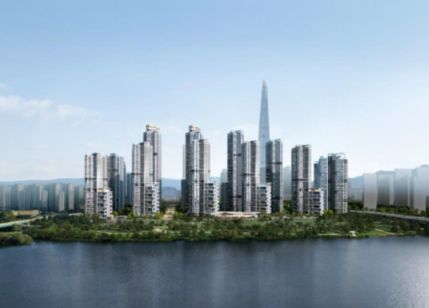 송파구 장미아파트 재건축 조감도 이미지