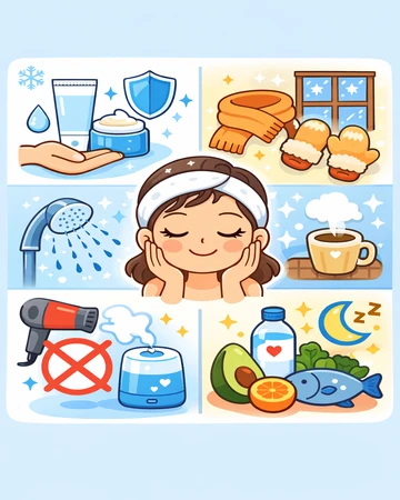 겨울철 피부 보습과 장벽 관리 모습5