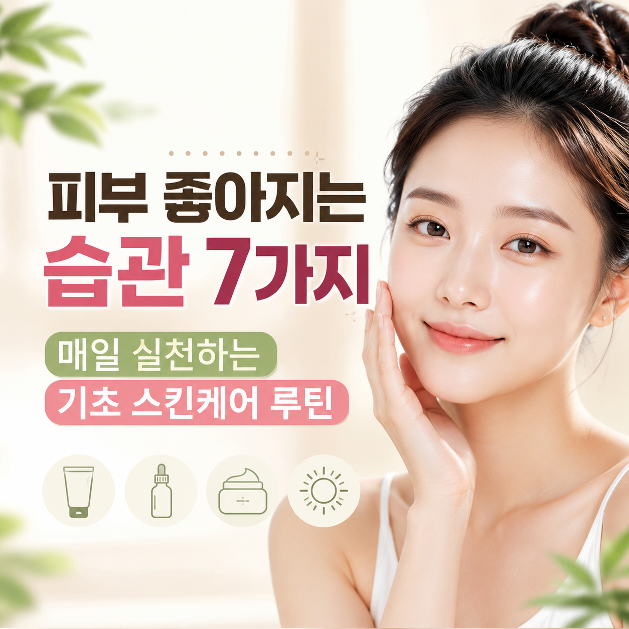 피부 좋아지는 습관