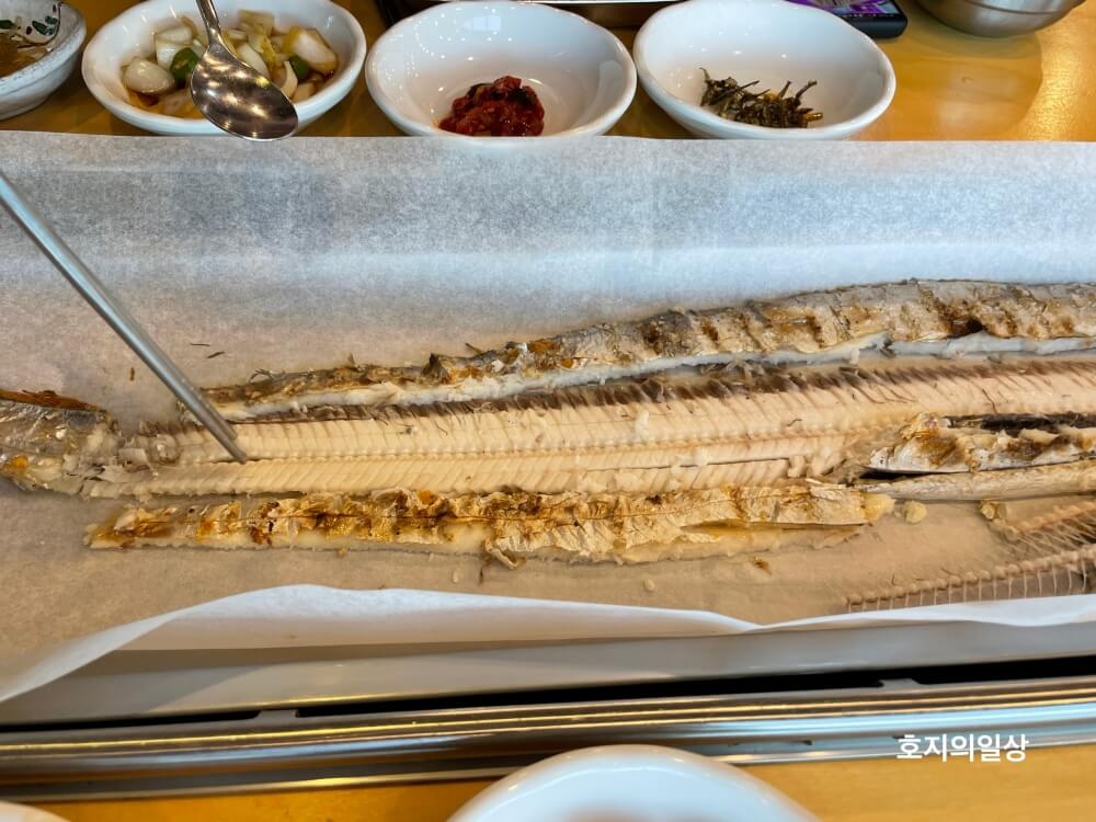 제주 중문 은갈치구이 맛집 춘심이네 - 뼈 제거된 갈치