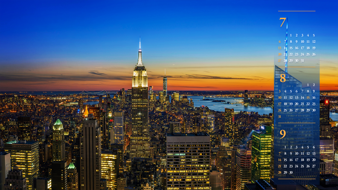 07 엠파이어 스테이트 빌딩 B - 2025년8월 노트북배경화면