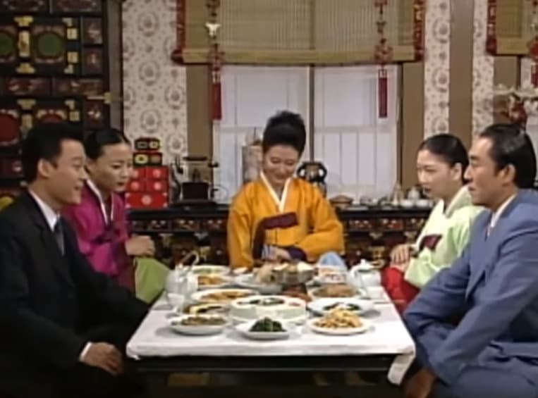 야인시대 속 임화수와 곽영주 조우 장면 사진