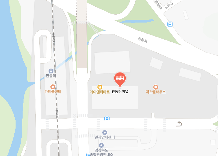 안동터미널 위치