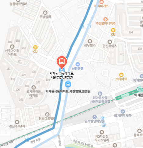 8844번 버스 위치