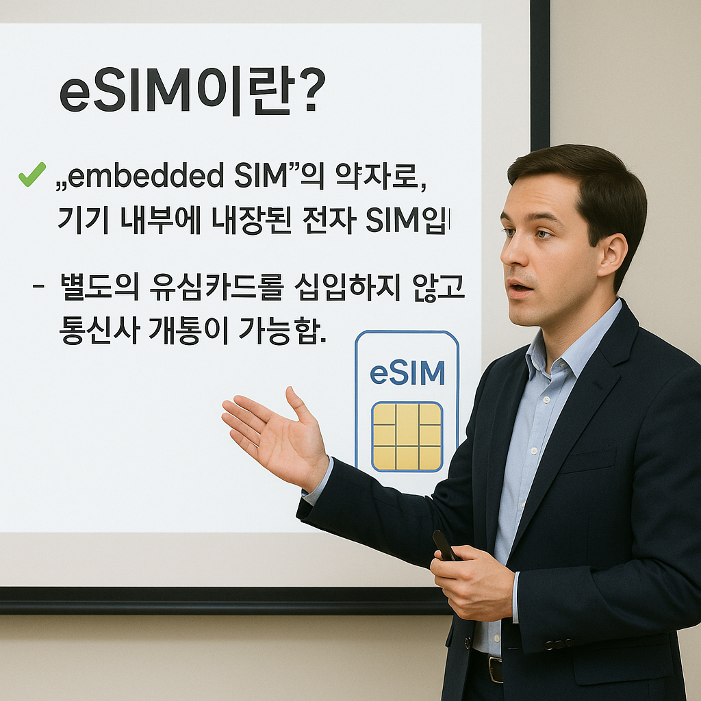 이심(eSIM)이 뭐예요? 쉽게 정리!
