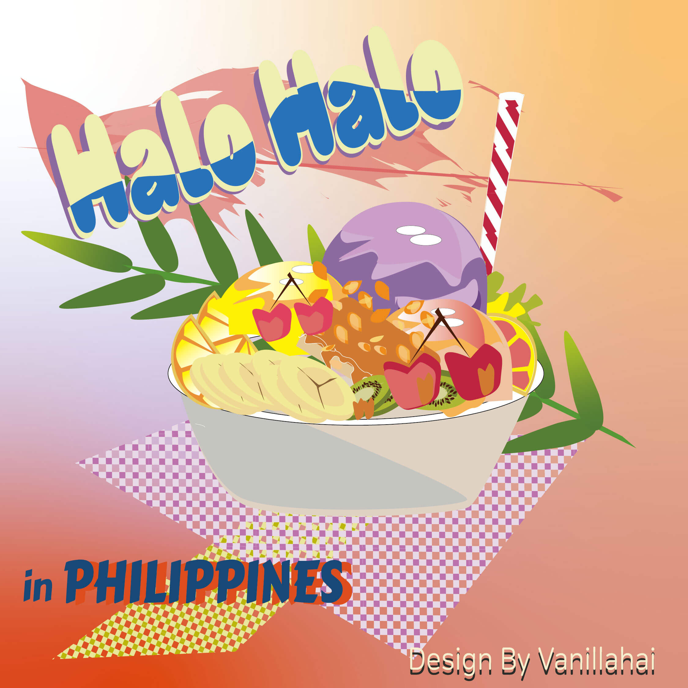 Halo halo in Philippinese