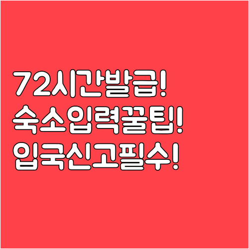 중국 입국 신고서, 72시간 전 발급..