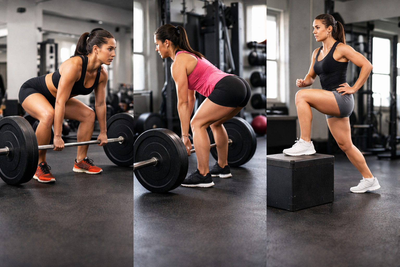 러너 하체 운동 (데드리프트, 스텝업, 불가리안)