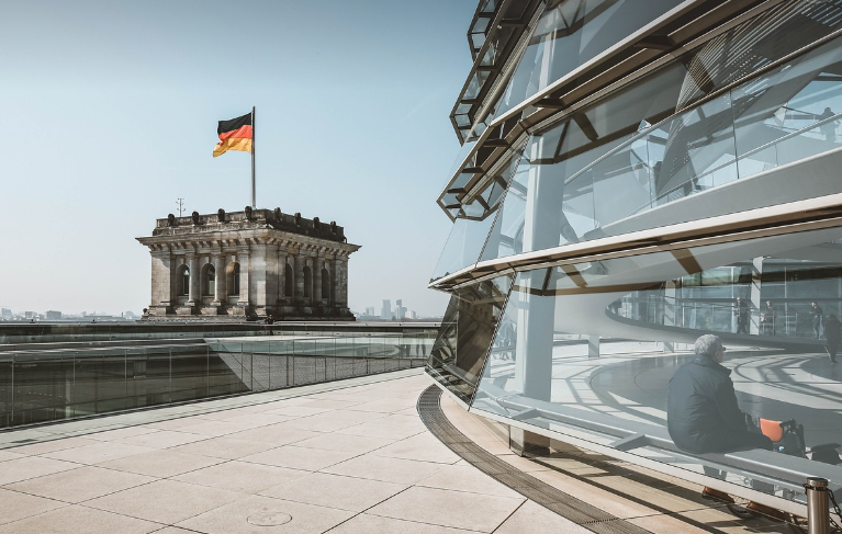 독일기가 있는 사진